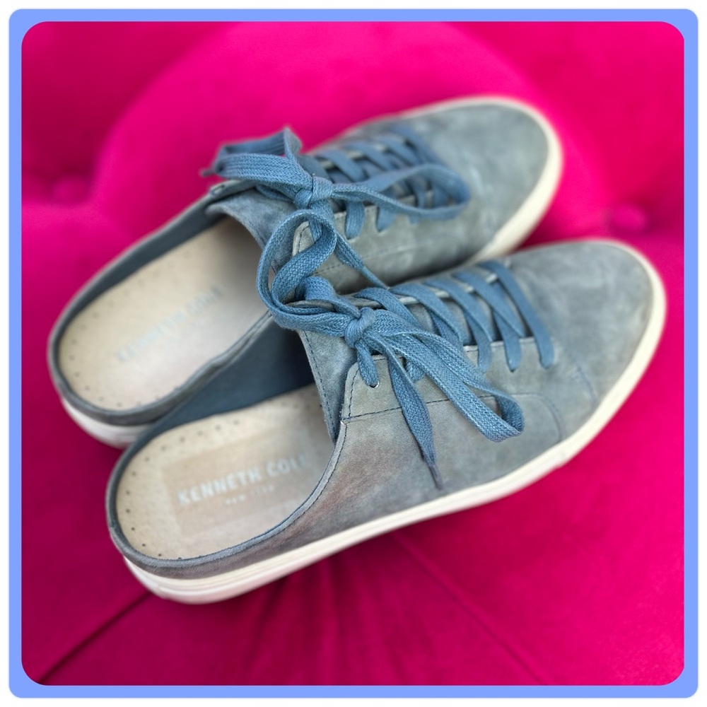 Kenneth Cole leather mule sneakers